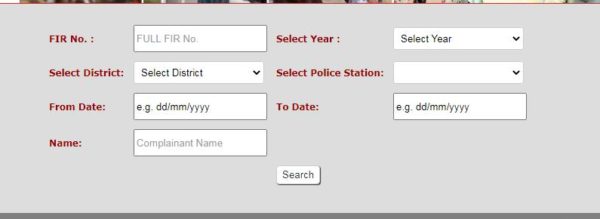Delhi Police online FIR